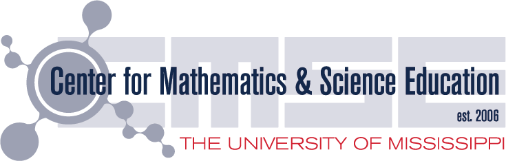 Center for Mathematics & Science Education at the University of Mississippi logo