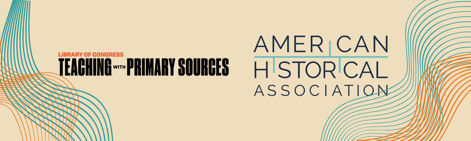 Library of Congress TPS logo and American Historical Association logo